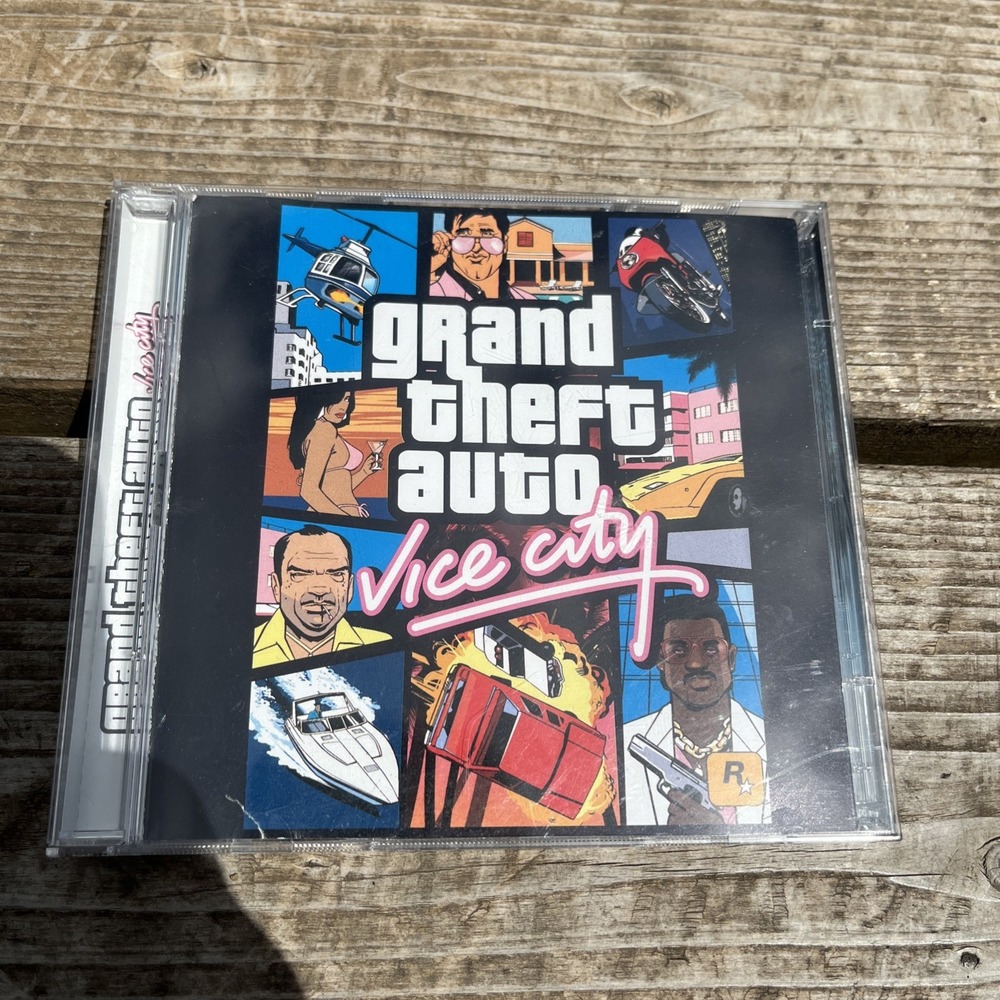 Grand Theft Auto Vice City 2 Disc PC Game Windows 98/2000/ME/XP